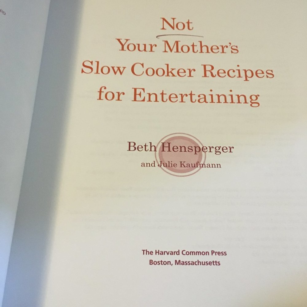 'Not Your Mother's Slow Cooker' Softcover Cookbook Beth Hensperger Y2K Recipes - Picture 14 of 15